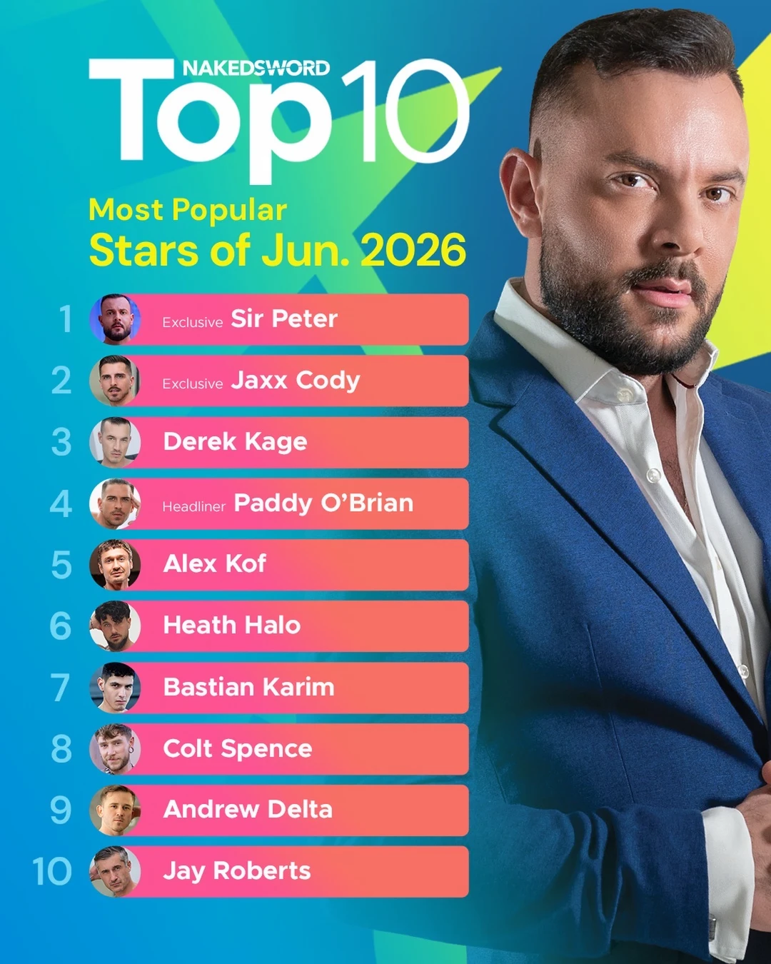 2026年6月NS家最受欢迎的10位超巨明星！