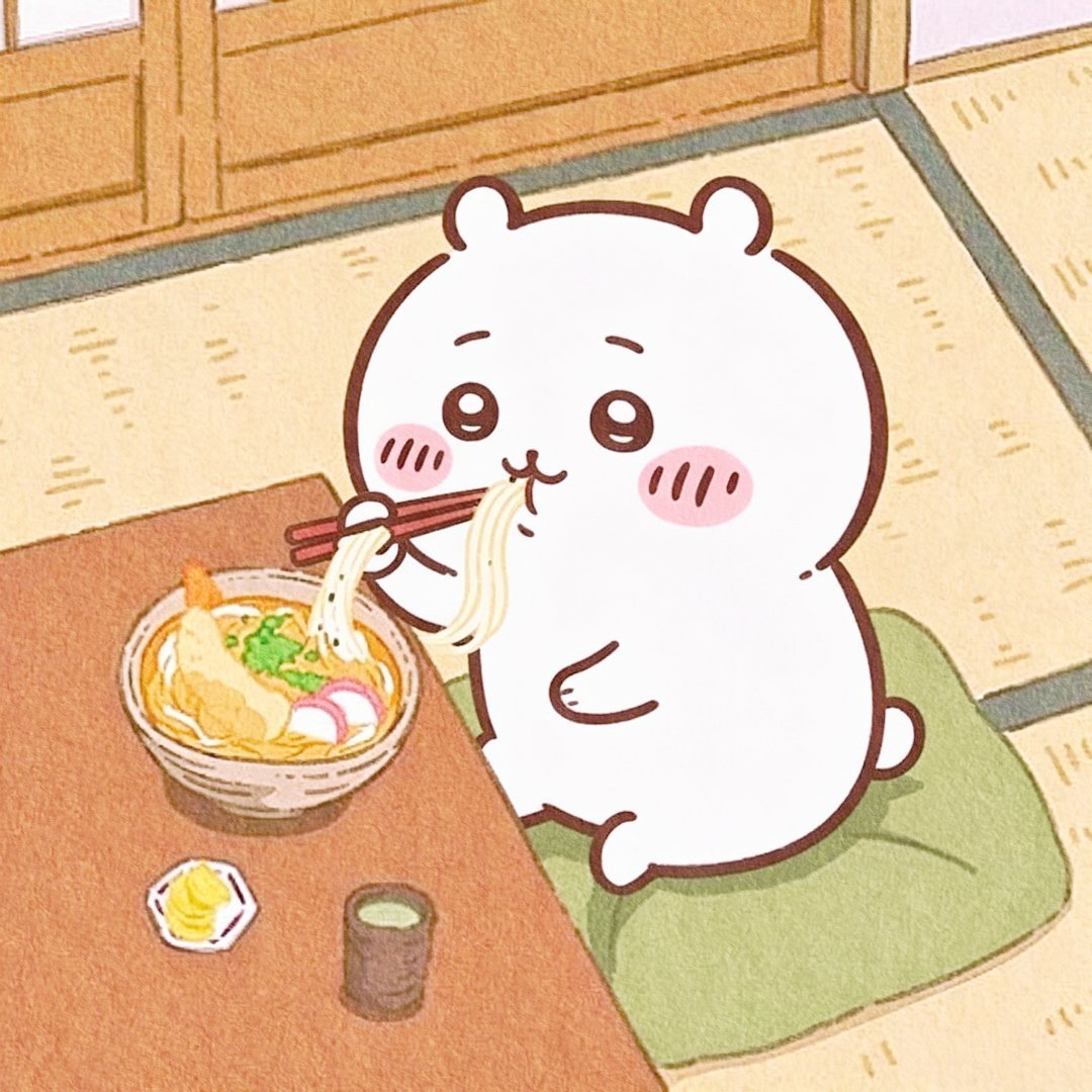 夏天吹风扇、吃面条的吉伊卡哇[ai辅助创作]吉伊卡哇灵感共创夏日企画猫海糖开心一