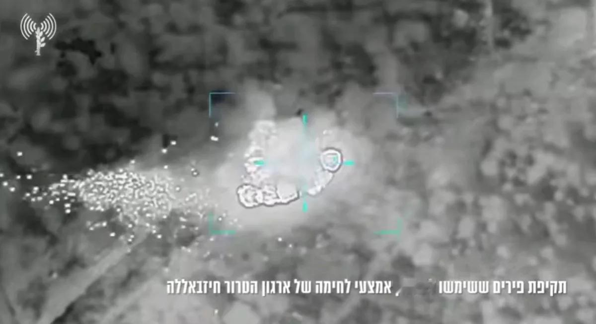 《国土报》报道，当地时间5日，以色列国防部新闻处发布视频，宣称当天军方出动一架战