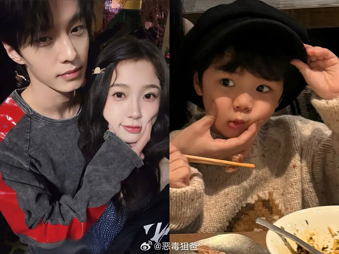 🐟嫂子瘾犯了？带着剧中的儿子去何与开的烧烤店打卡同款位置 还用了一样的拍照姿势