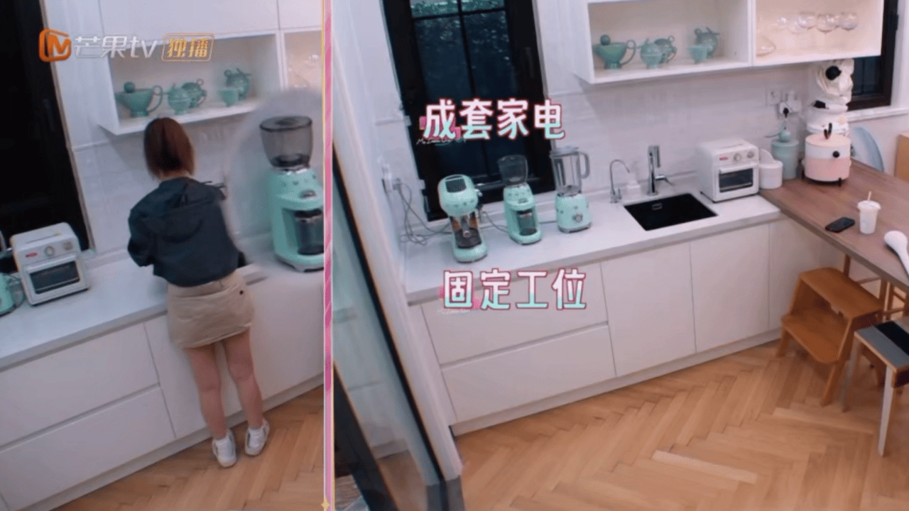 陈妍希秩序感好强的闺女我家那闺女细节见生活，陈妍希自带秩序感，家中物品摆放有条不