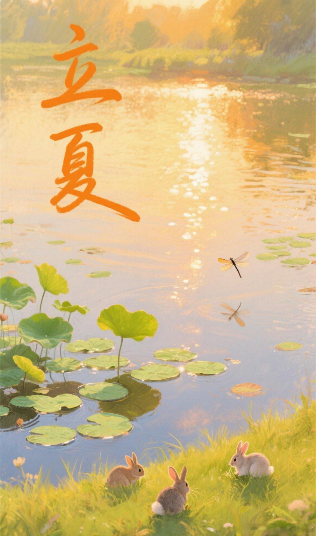 每天早起打卡正经又好看的小伙伴们早鸭 ​​​，今天是立夏，也是劳动节假期最后一天