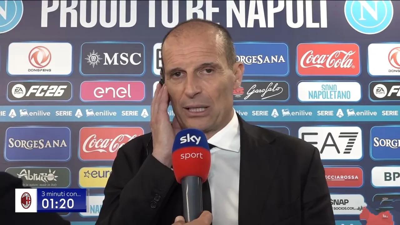 米兰主帅阿莱格里透露了输给那不勒斯的原因。
在客场0-1输给老对手那不勒斯后，A