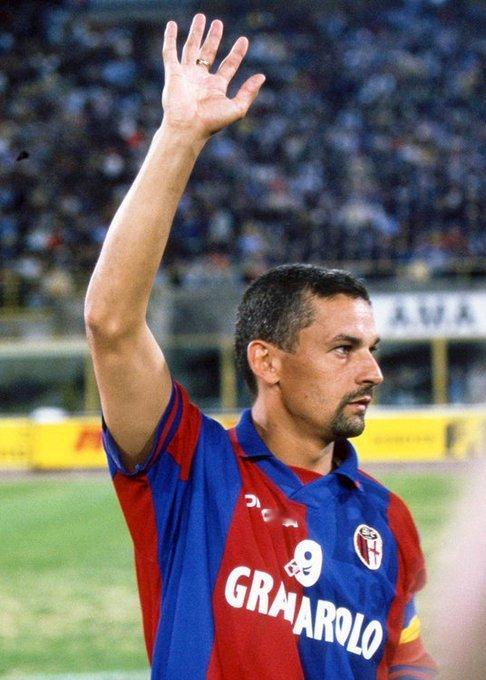 【老照片】 意甲联赛 Roberto Baggio.🇮🇹 