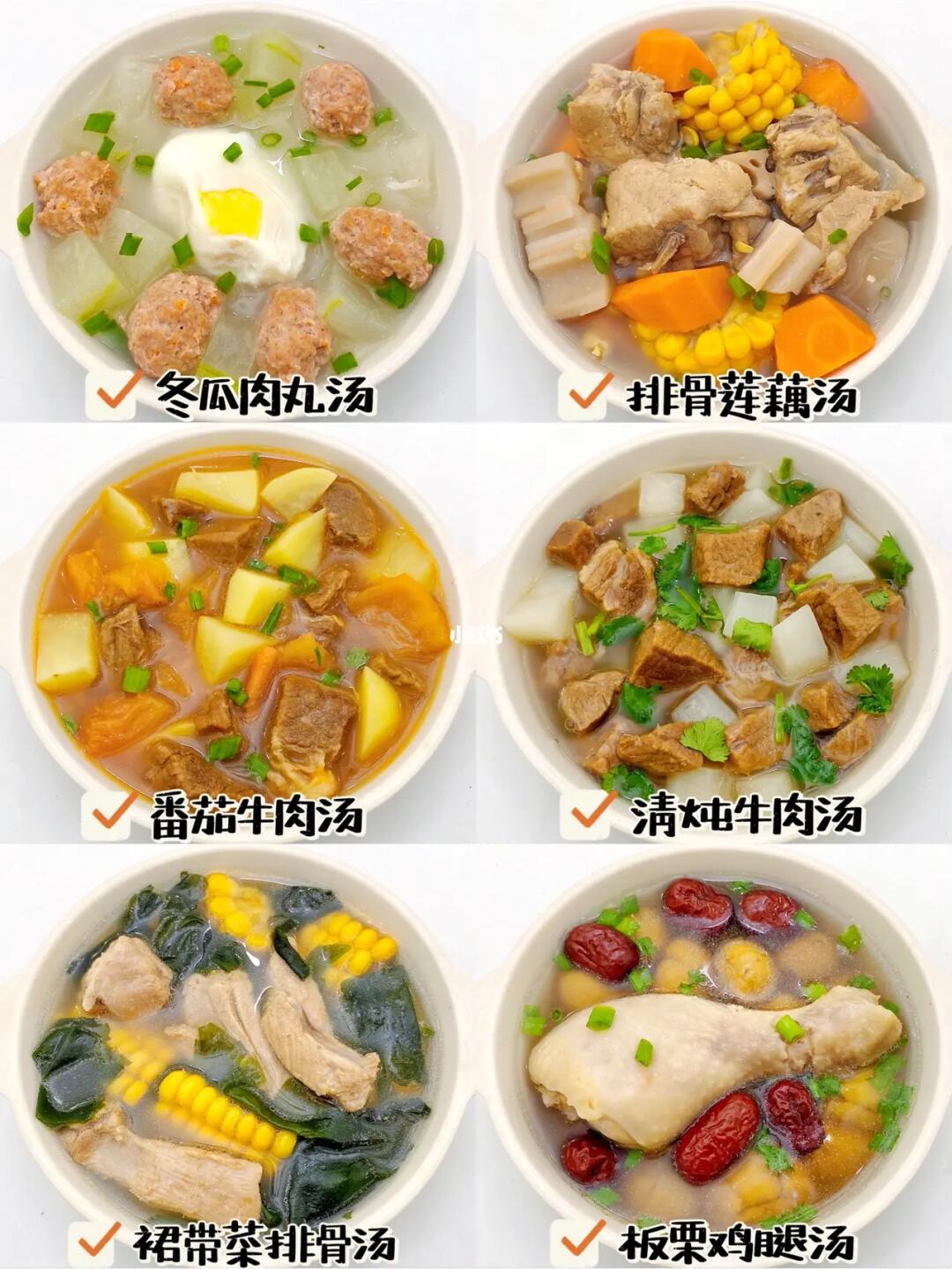 6款炖汤合集︱营养搭配方便快手︱滋补靓汤🍲