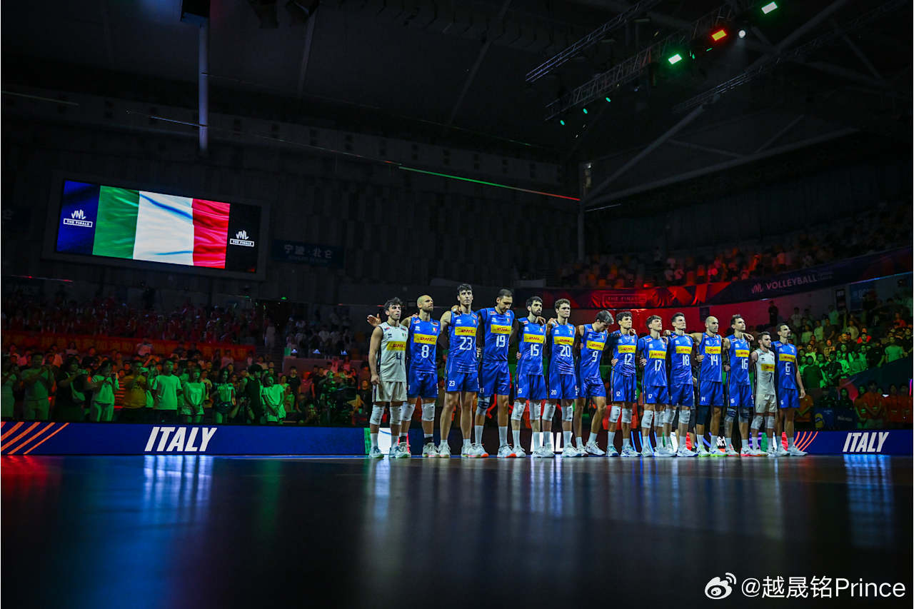 2026年世界男排联赛 ✅ 意大利男排最终以第5名的成绩结束2026年VNL；4