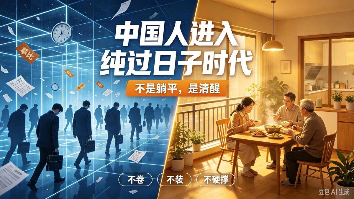 全民进入纯过日子时代：这不是躺平，是清醒
2026年国庆与中秋假期的旅游情况，就