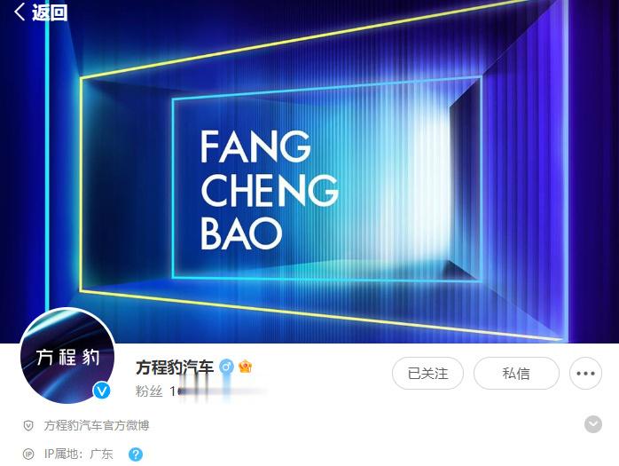 比亚迪F品牌方程豹=“非常棒”我们再来，看一看比亚迪系列子品牌的名称：王朝汽车海