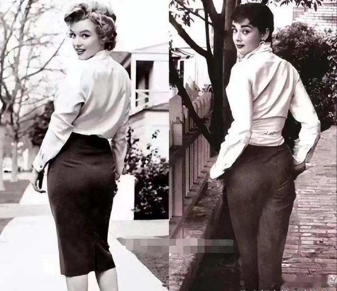 回眸一笑！20岁的玛丽莲·梦露和奥黛丽·赫本！ 