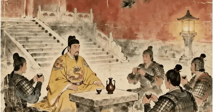 杯酒释兵权，一场被美化的饭局，背后是宋太祖精密布局与真实博弈