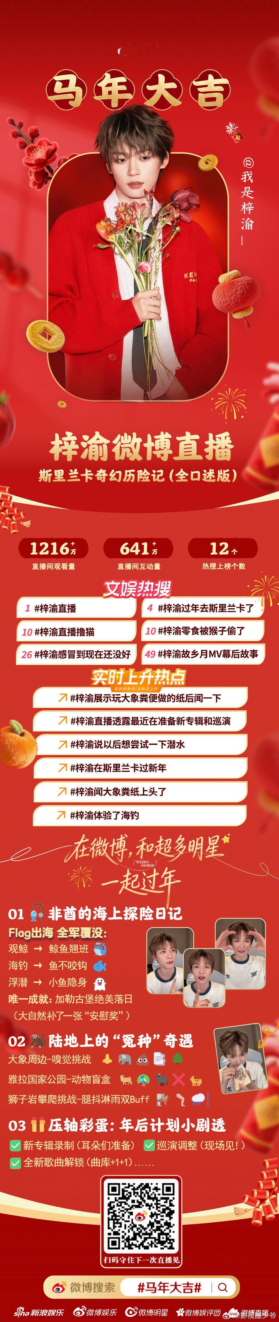 红红火火的梓渝！上了那么多条rs，果然内娱新顶，实力可见！梓渝