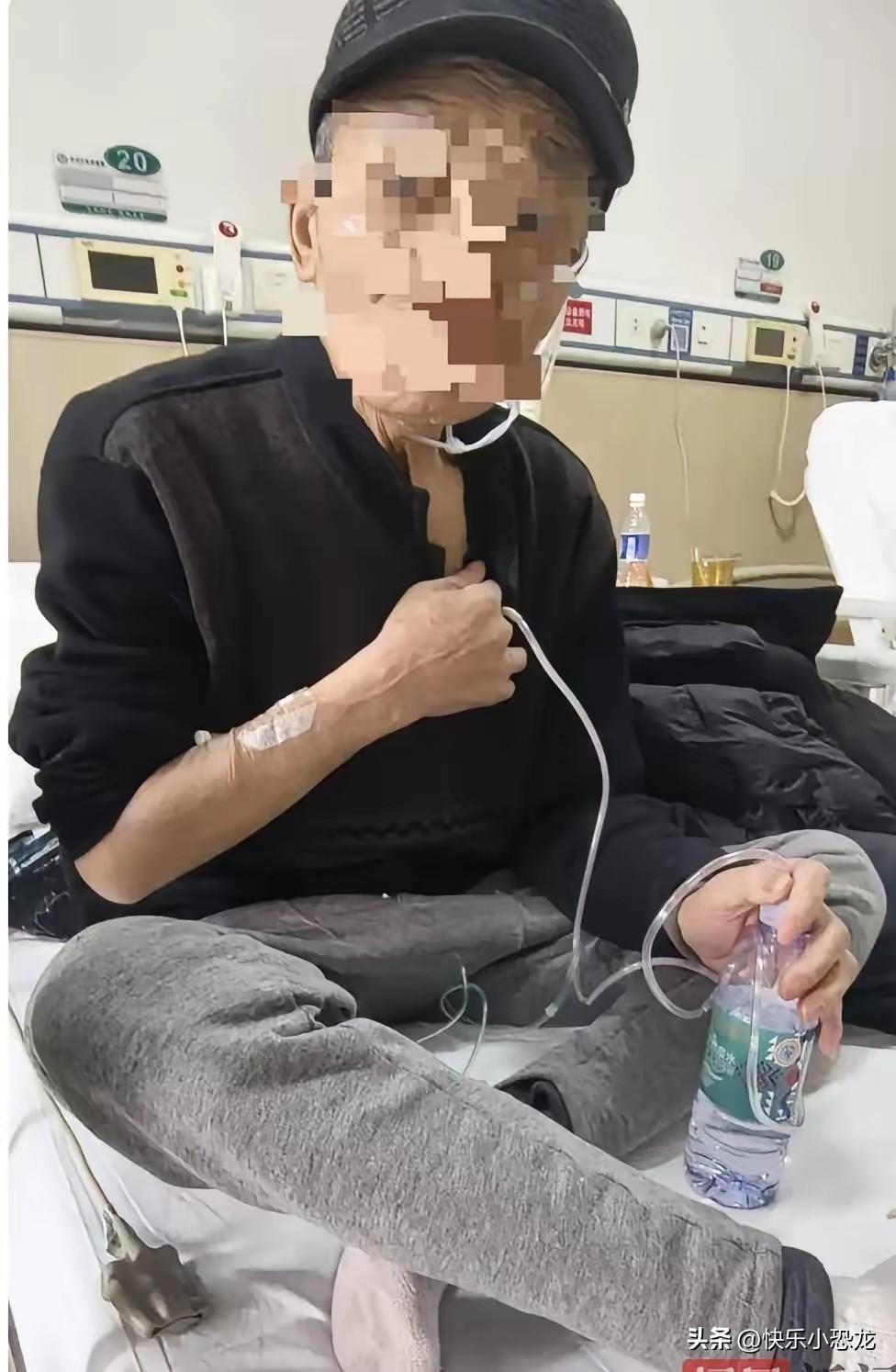 太硬核了！湖北武汉，七旬大爷半夜突感胸闷窒息，胸口憋闷难忍。情急之下，他竟拿出剪