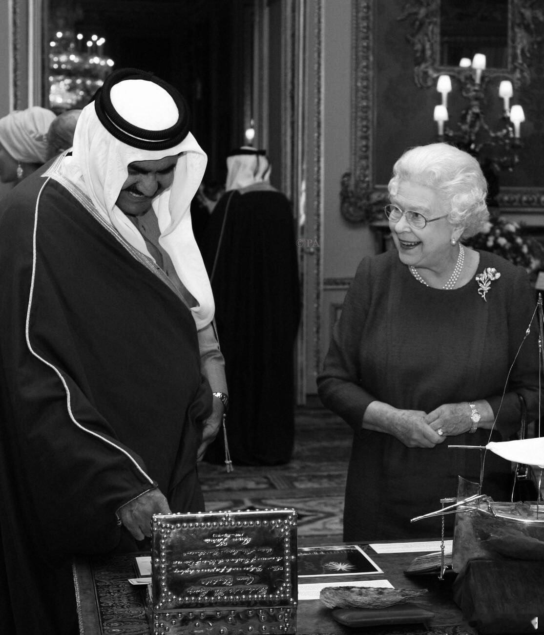 卡塔尔王室 🇶🇦卡塔尔前国家元首哈马德·本·哈利法·阿勒萨尼亲王逝世，卡塔尔