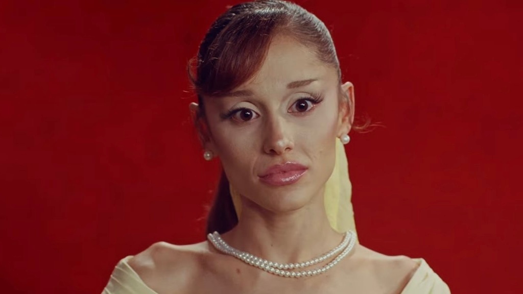 Ariana Grande in the “petal” music video