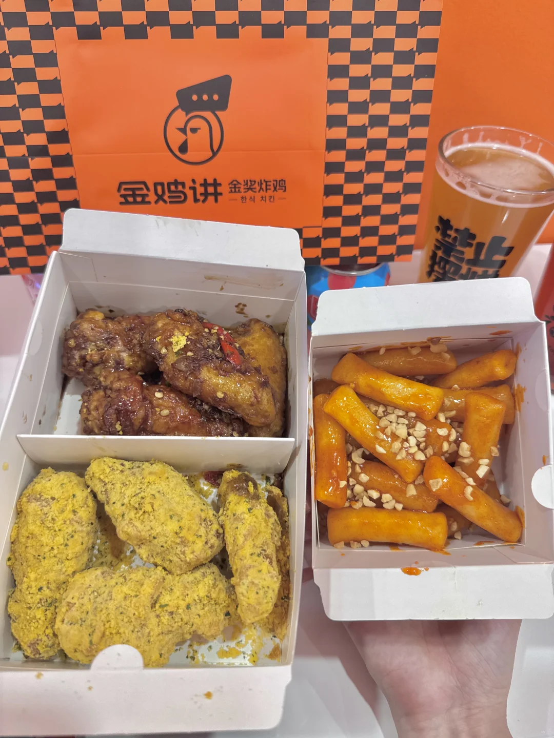 桂林路新开的！！泰椒味炸鸡巨好吃！！🍗