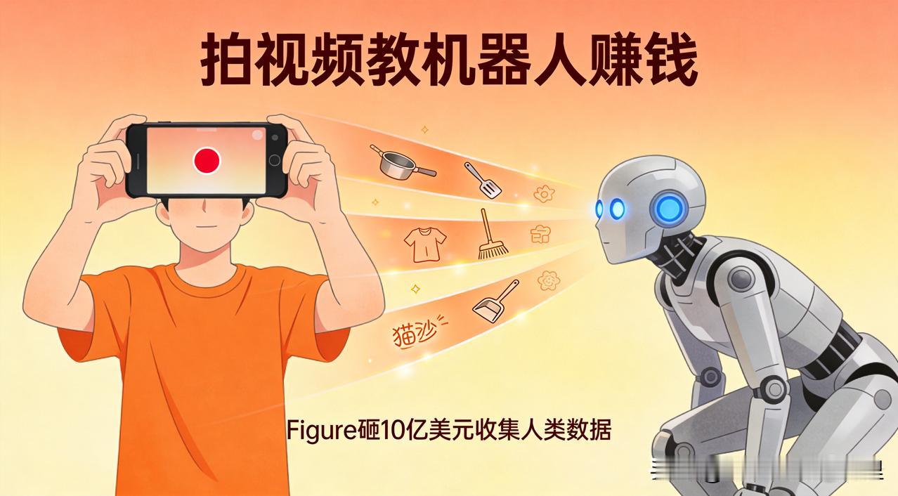 拍家务视频就能赚钱？机器人公司砸10亿美元请你当老师
你没看错，Figure A