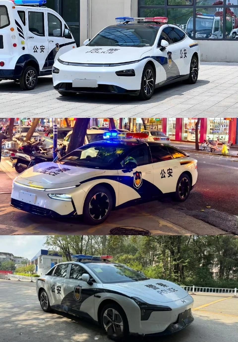 小鹏入住警队最近很多新老P7和Mona警察涂装都上线了各位觉得颜值如何？新能源大