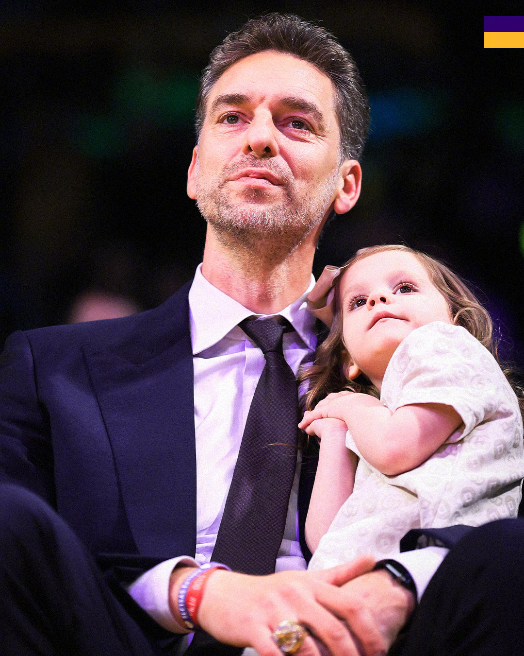 父女之夜✨向湖人国度 的每一位父亲致敬💜公牛vs湖人