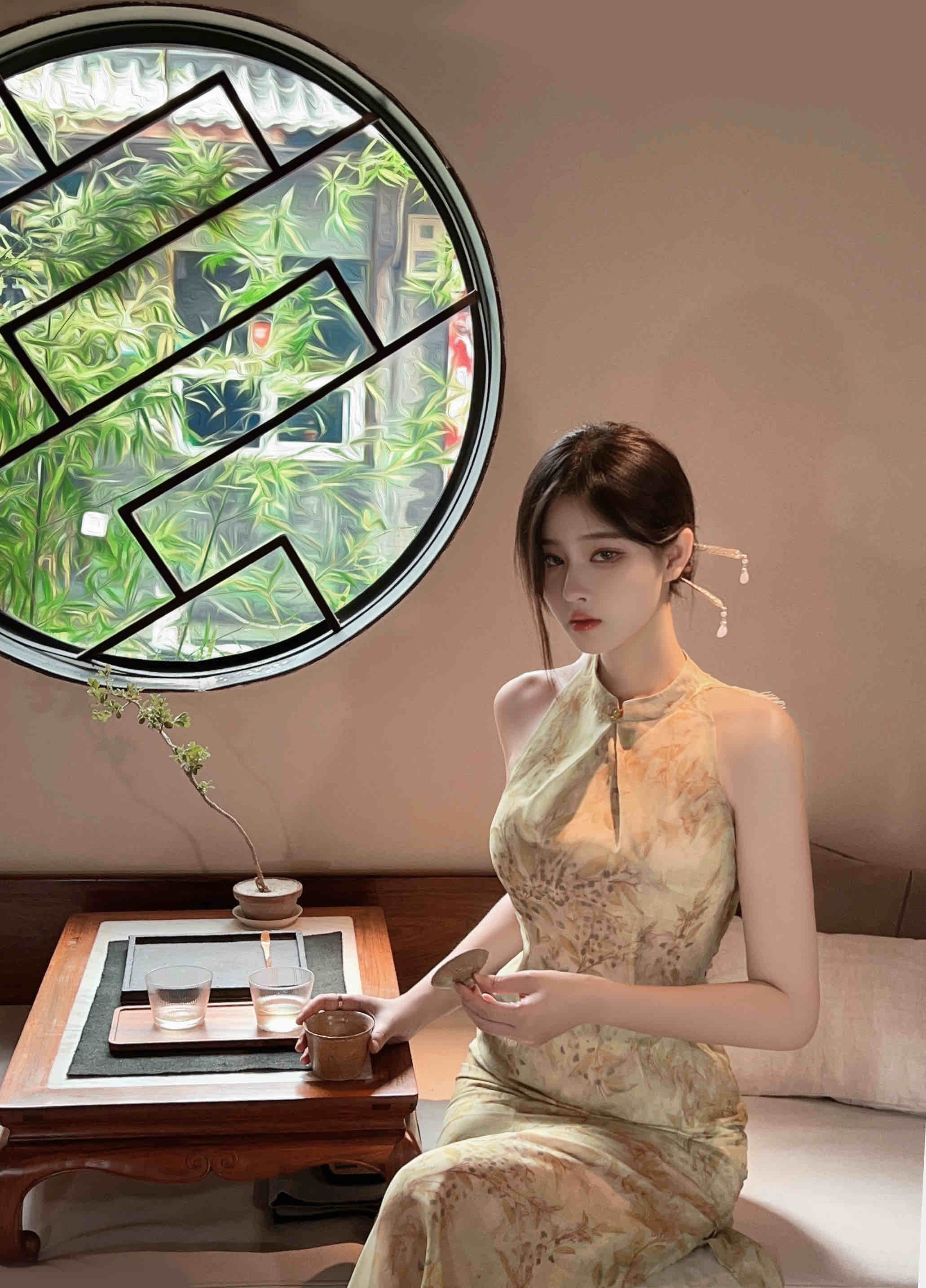 在北京茶艺师美女 ​​​