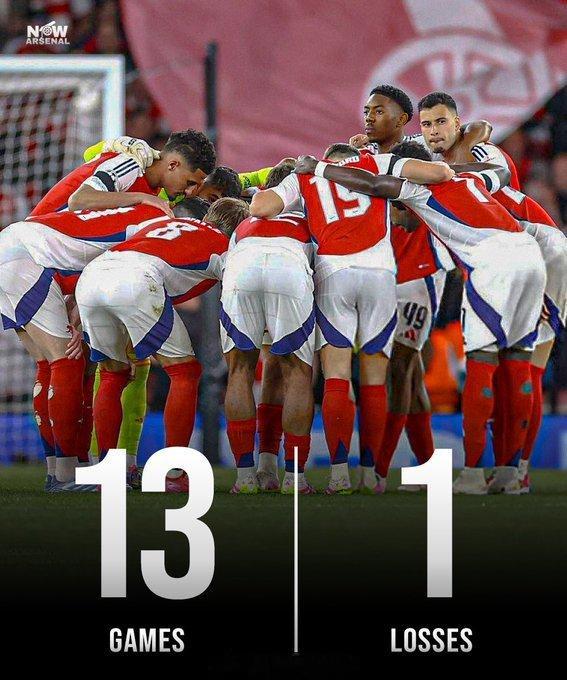 阿森纳在法国的欧洲顶级赛事中只输过一次。自1970年以来，枪手在法国客场交手13