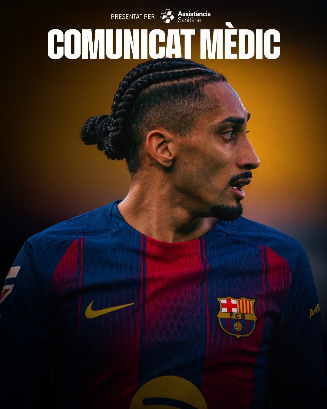 #拉菲尼亚无缘出战国王杯# 巴萨官方宣布，拉菲尼亚右腿内收肌群出现超负荷伤情，出