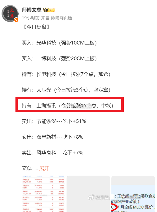 $上海瀚讯 sz300762$ 昨天狂拉15个点后今日继续拉涨7个点！未来的星辰