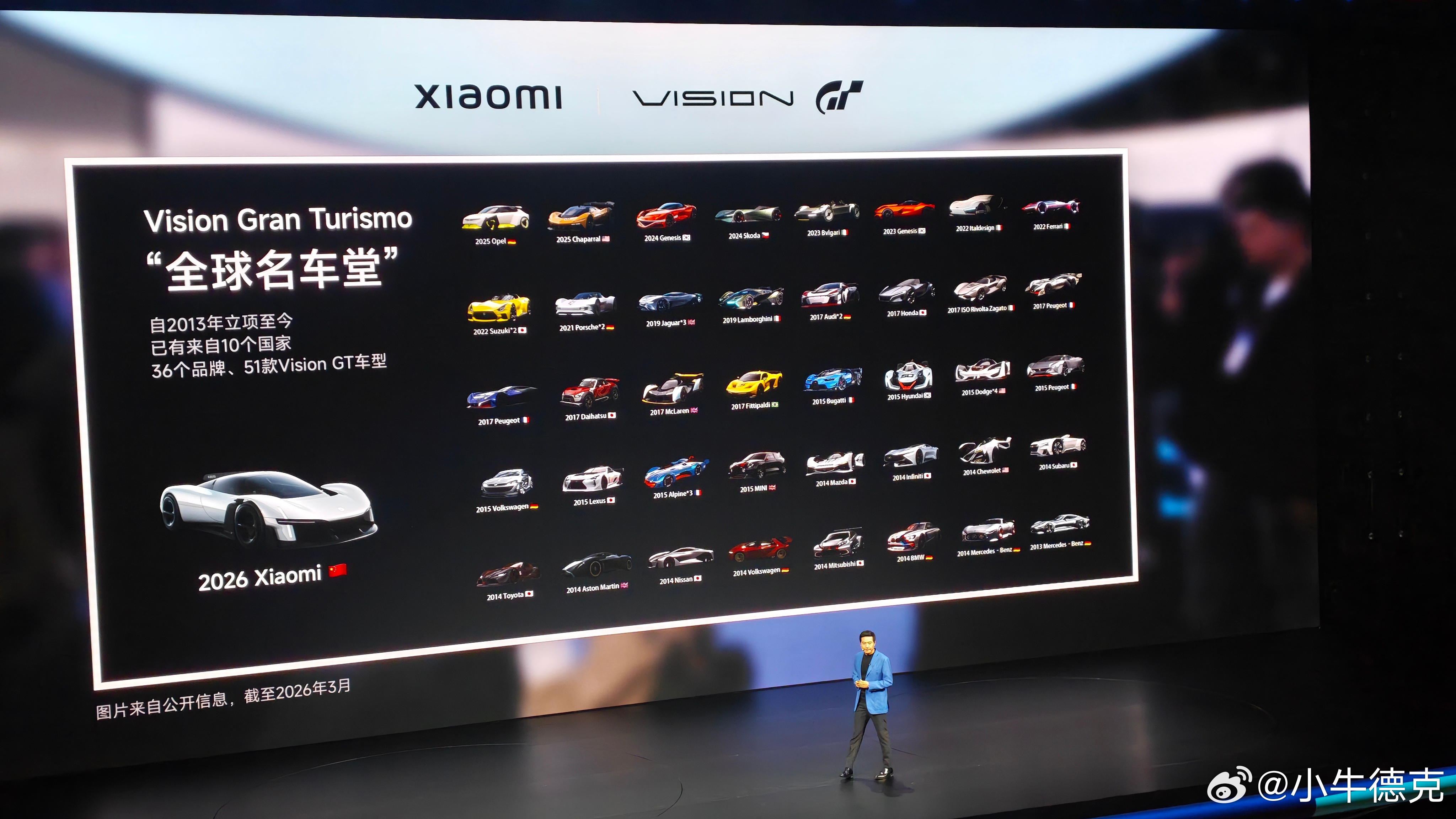 小米也算是进VGT名车堂了，中国唯一！北京车展上即将亮相。 