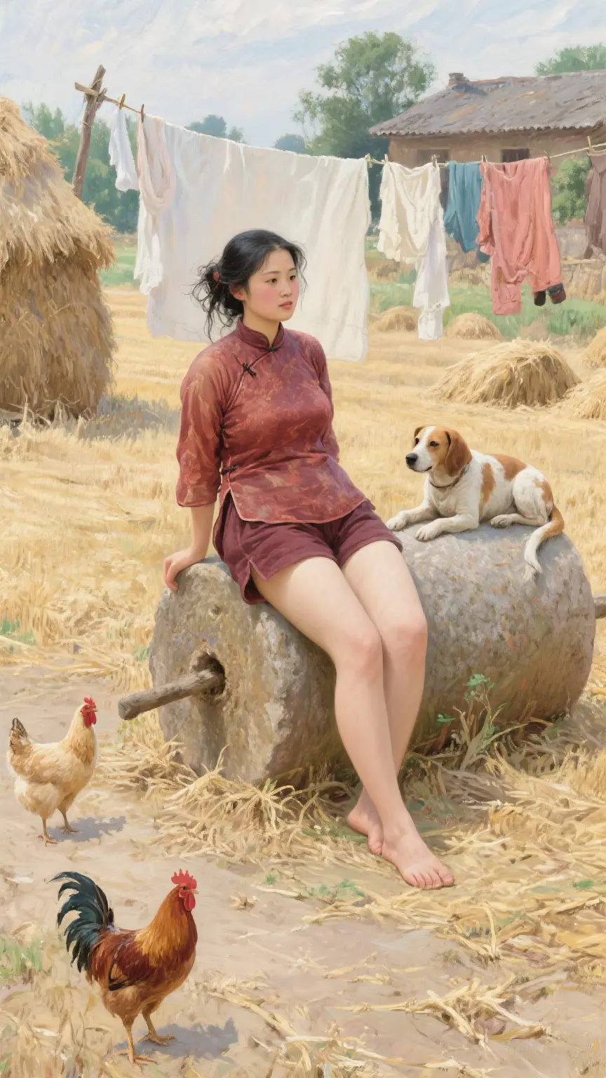 乡土气息  家禽 美好生活
