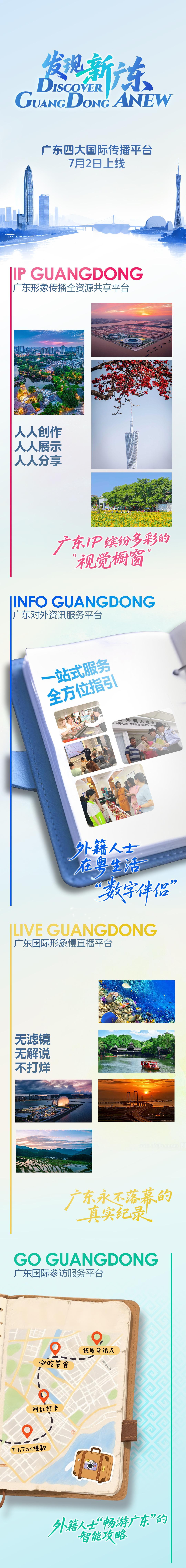 【广东上线四大国际传播平台 构建“人人外宣”新生态】7月2日，由广东省委宣传部主