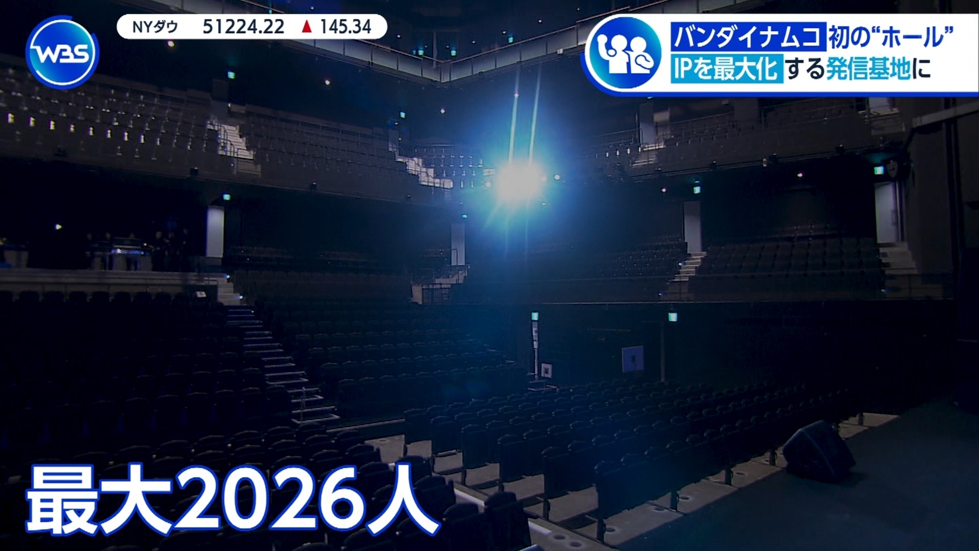 东京电视台节目wbs报道万南新的live hall『Shibuya LOVEZ』