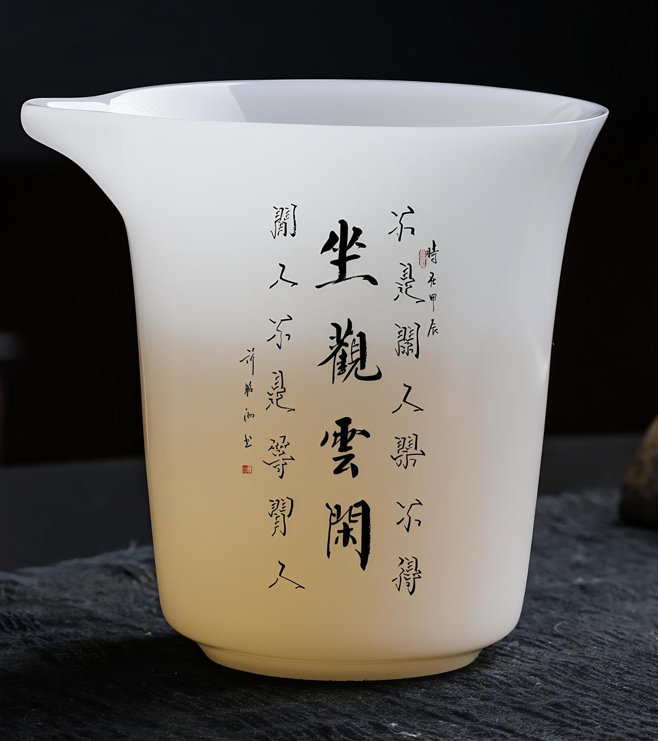 分享一张自己的原创作品中国幻体书法创始人许昭洲老师的书法作品准备与雪花白瓷做一个