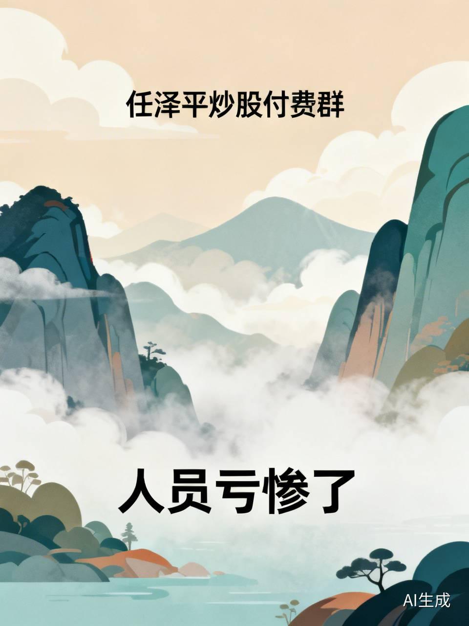任泽平炒股付费群人员亏惨了
任是否违法我不知道？
久走黑路必见鬼？
任作死？
恒