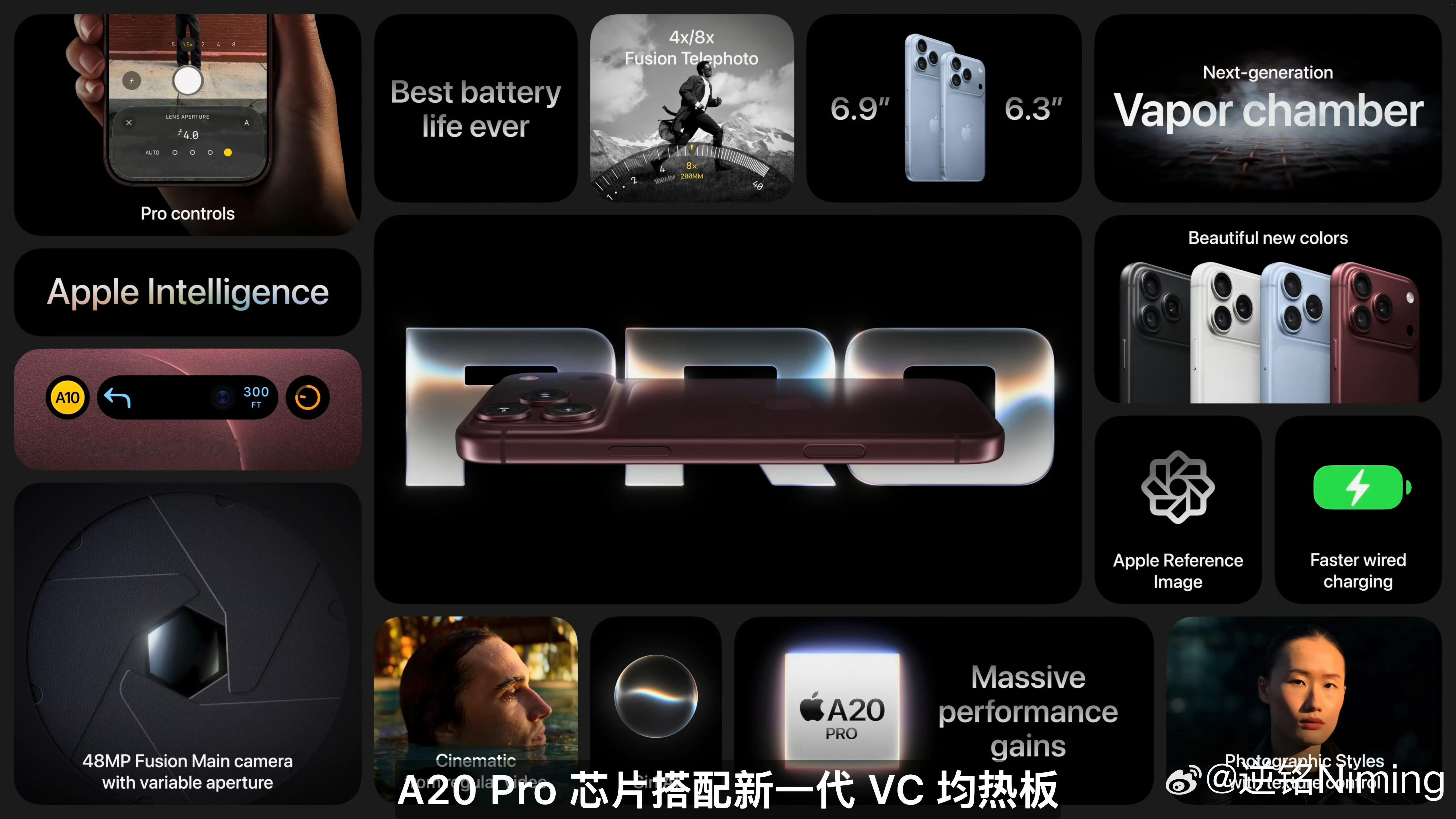 苹果发布会今年的iPhone18系列，外观上没有太大变化，就是缩小了灵动岛，硬件