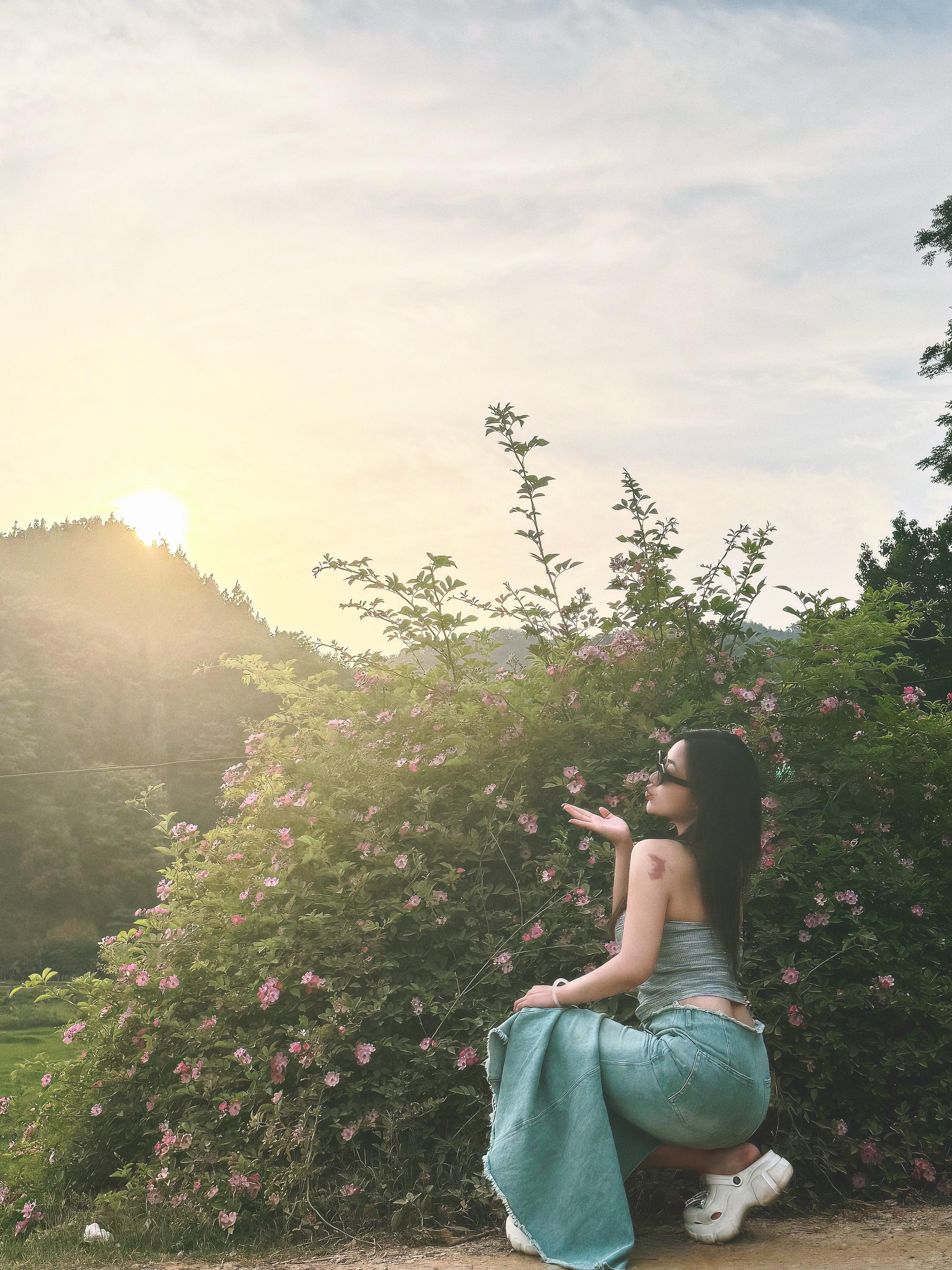 取一朵最美的花放进你心里