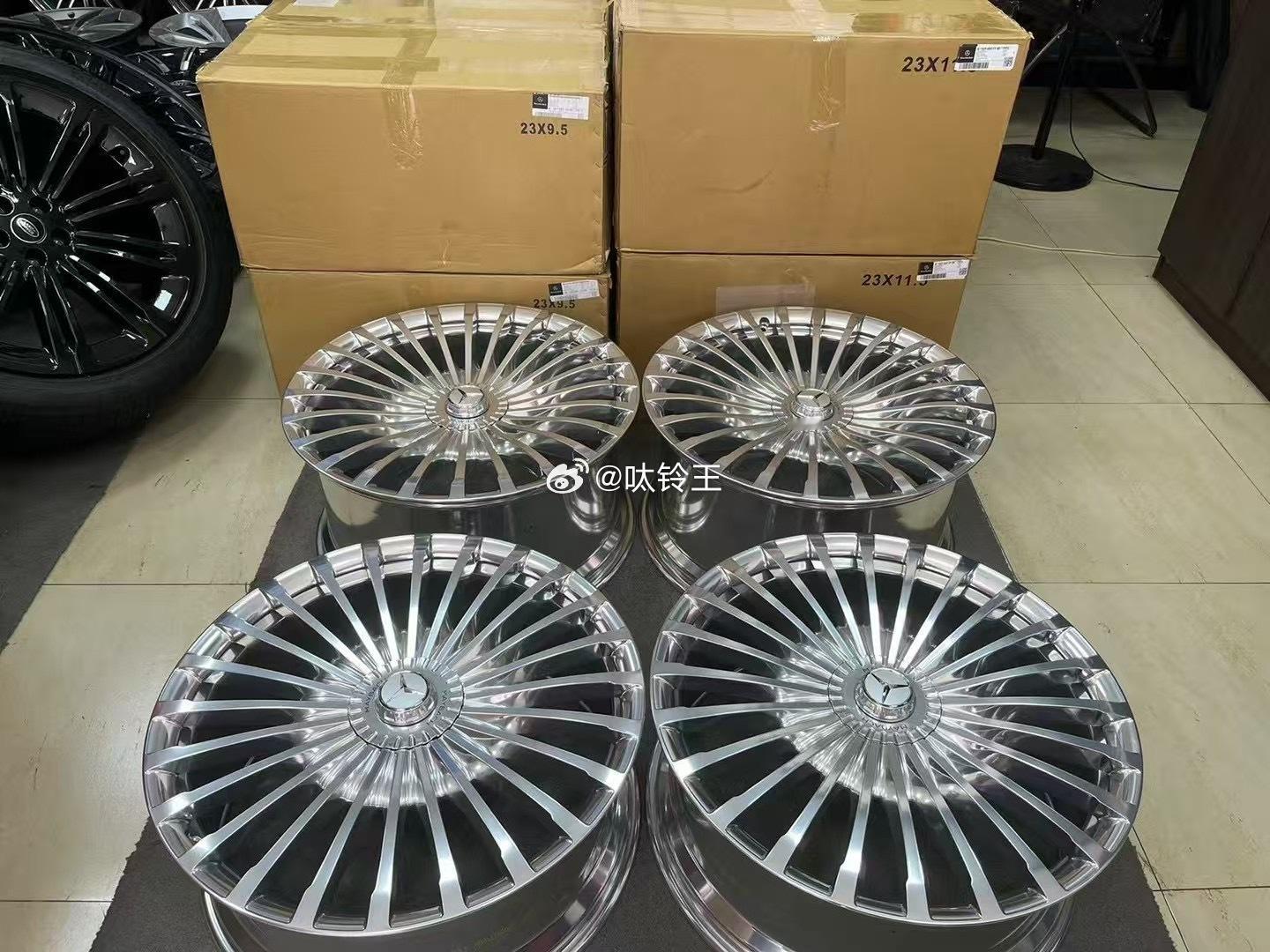 迈巴赫gls600 奔驰gls63原厂23寸锻造轮毂，全新进口正品，gls63网