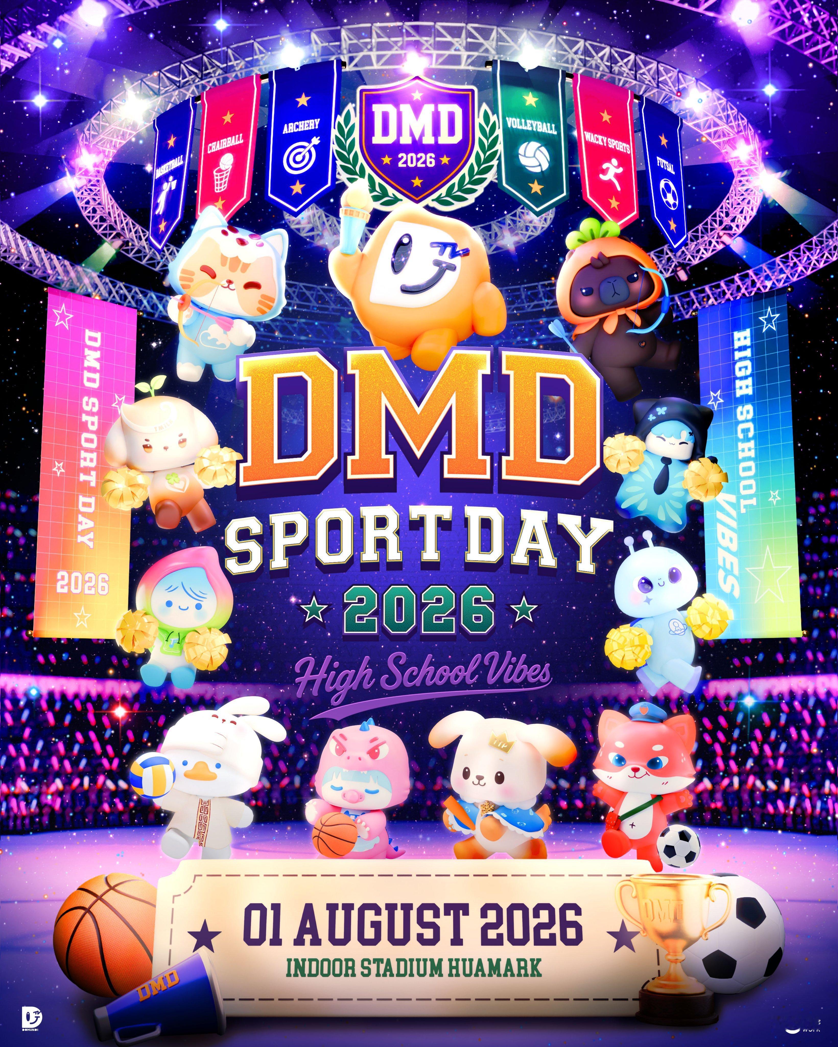 DMD运动会终于来了 “DMD 2026年运动会High School Vibe