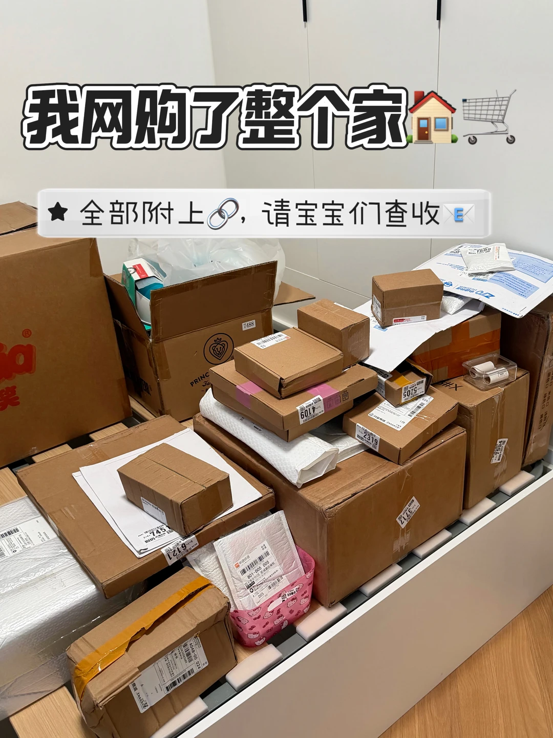 带姐妹们看看我网购了整个家
