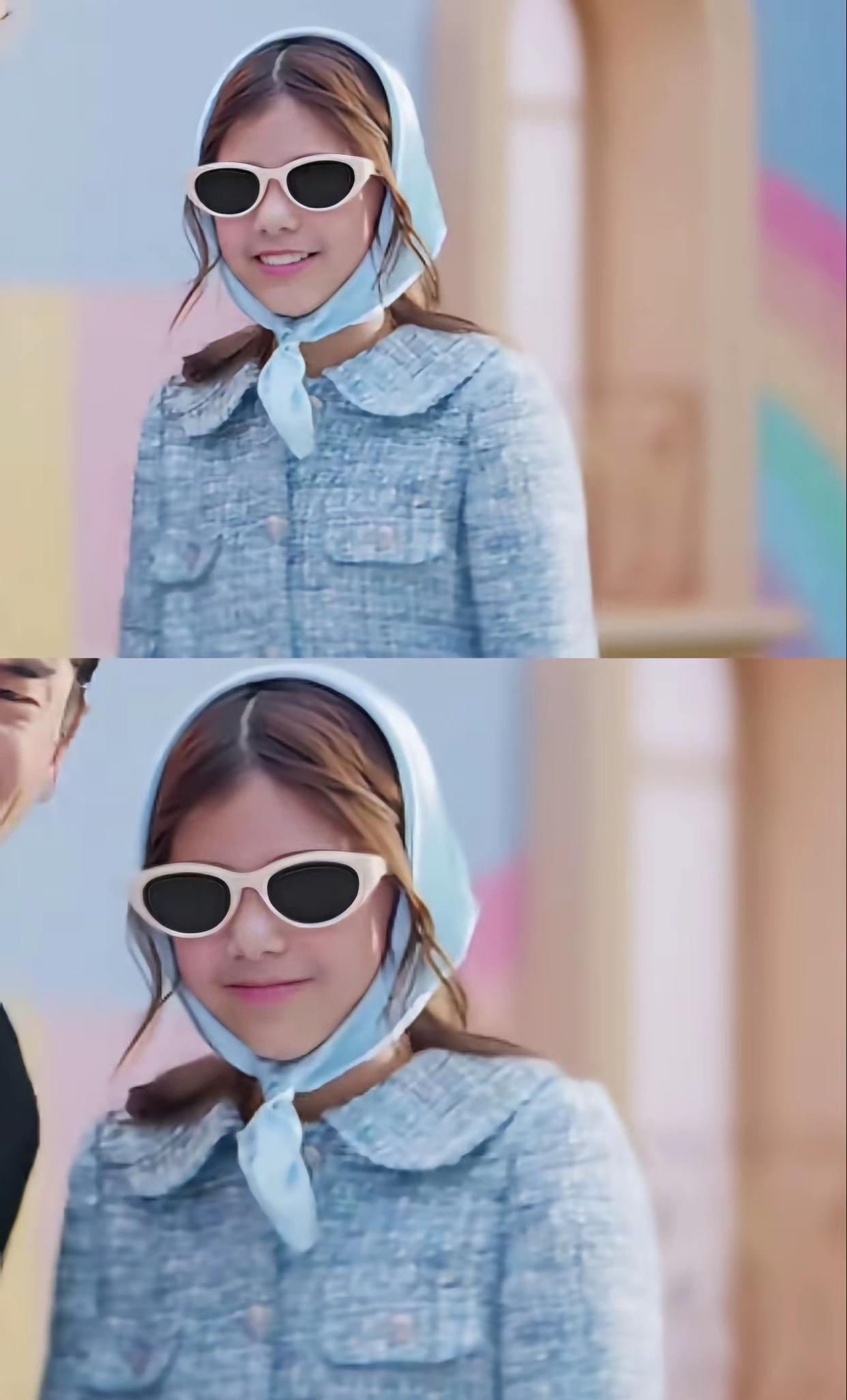 太宠了！周杰伦让俩女儿戴墨镜出镜 大女儿像昆凌太有气质 