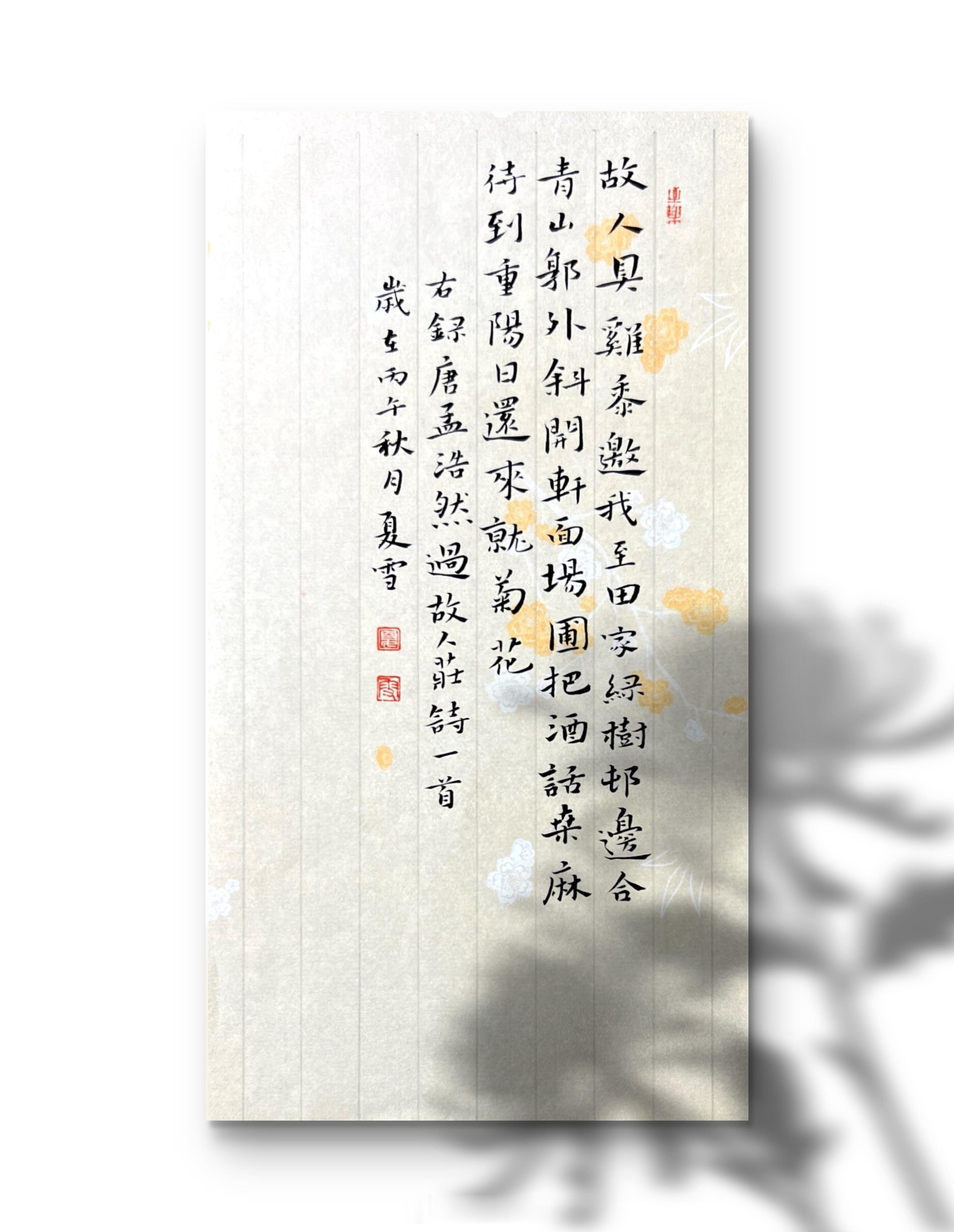 課稿写字是一种生活﻿ ﻿见字如面  ​​​