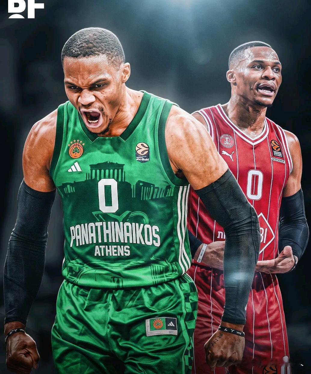 市场遇冷！美媒爆料：若威少无NBA合同，欧洲两大豪门将抛出橄榄枝！
美媒BR带来