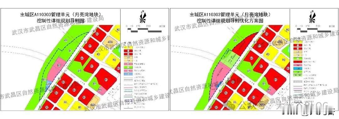 武昌月亮湾地块控规优化方案公示，用地布局迎来调整

近日，武汉发布主城区 A11