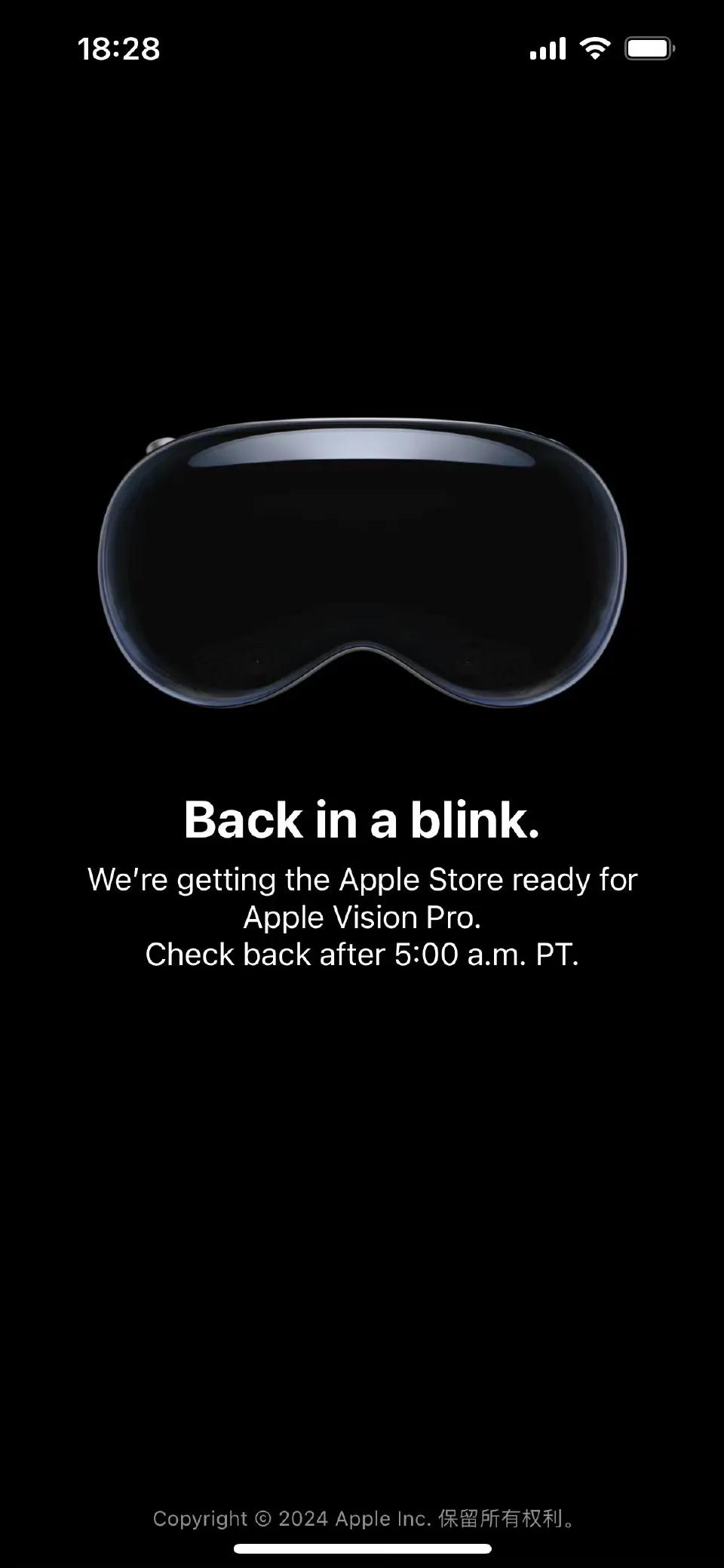 AppleVision Pro即将上线，美国Apple Store进入维护阶段 