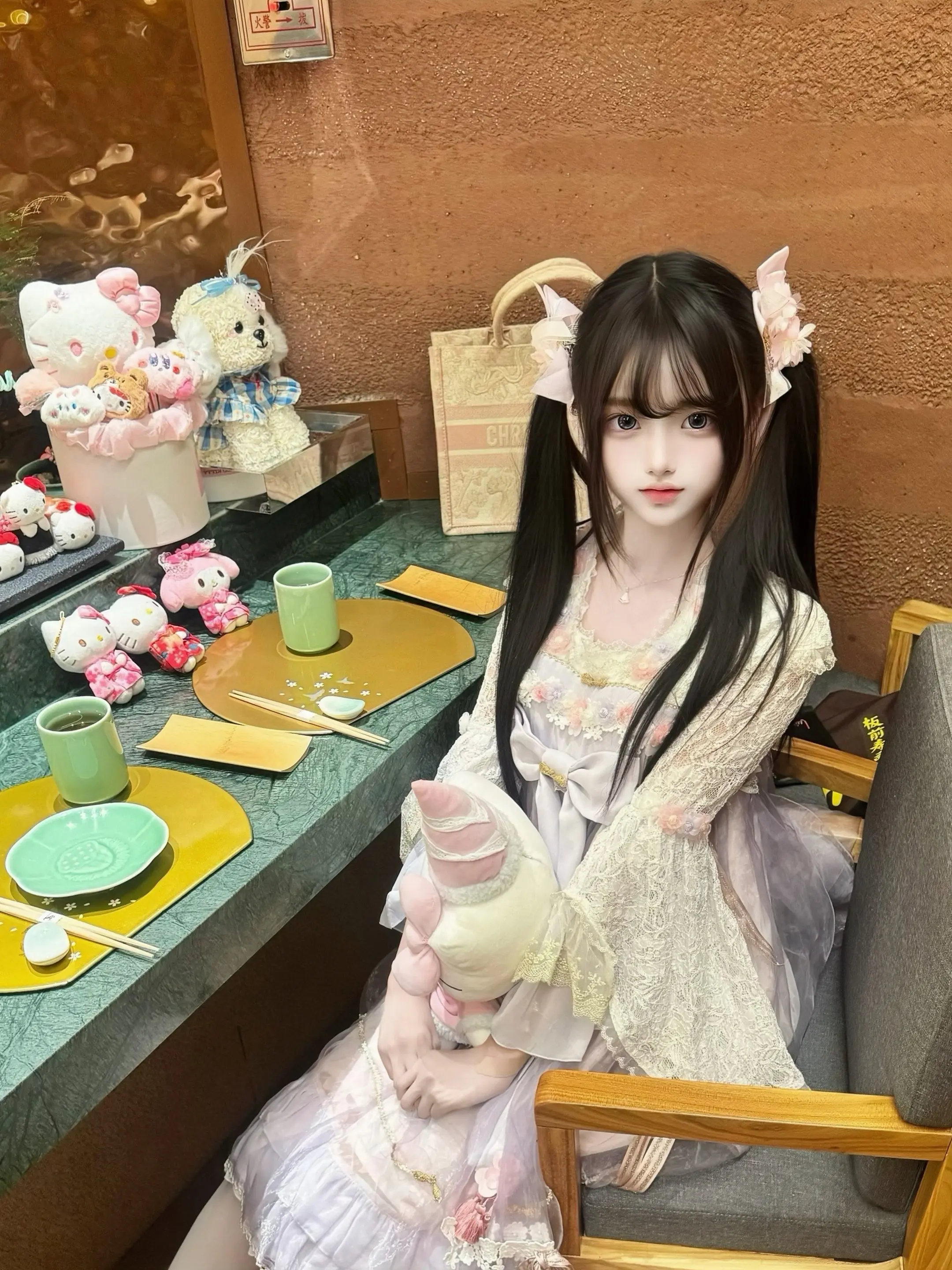 你笑起来的样子好可爱 好想把全世界都给你