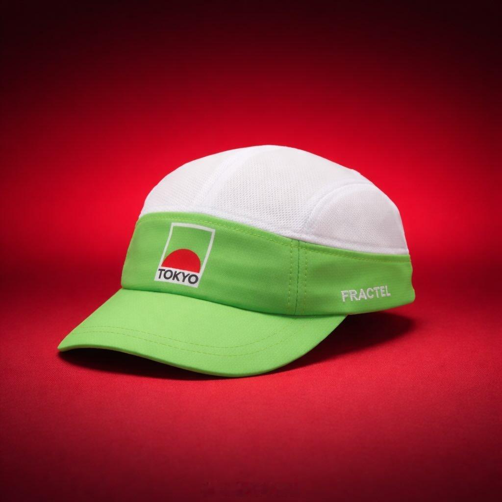 东京马拉松的世界马拉松大满贯授权跑步帽。很容易推理，其他几场也会有。东京马拉松 