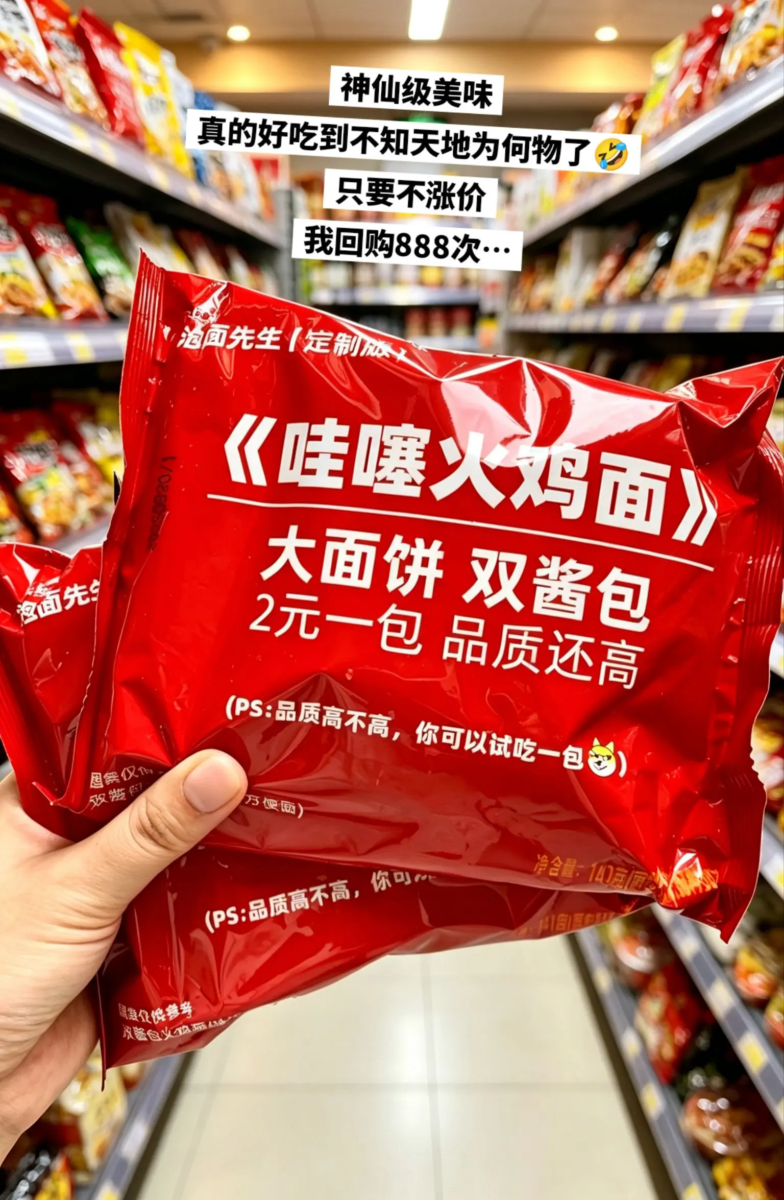 神仙级美味的火鸡面，双倍分量 双倍麻辣！