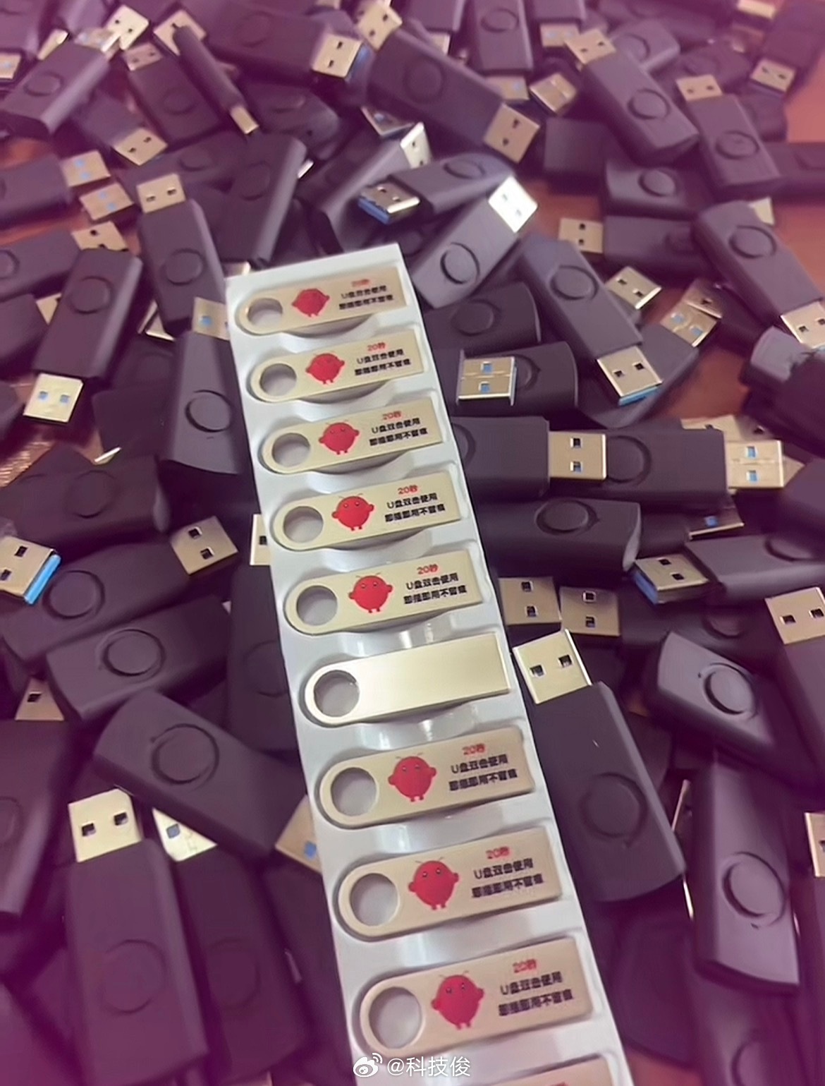 这些都是人才，居然定制了OpenClaw的U盘，不用安装在本地和服务器上，安装在