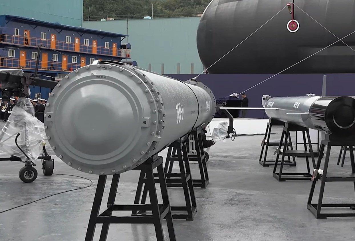 韩国展示潜射海星5超音速反舰导弹，估计速度>M2射程>300千米

2025年1