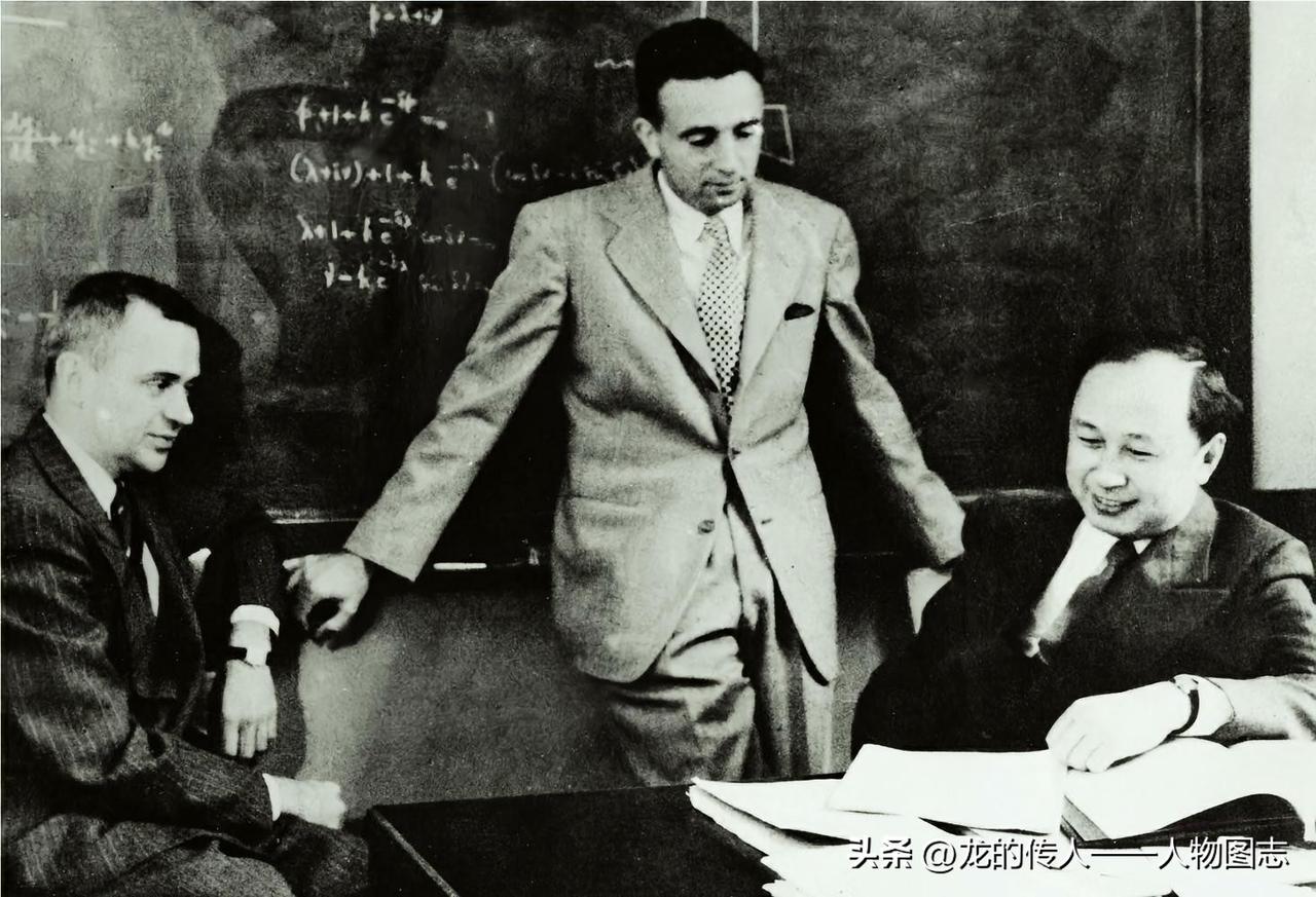 钱学森在美国的工作照