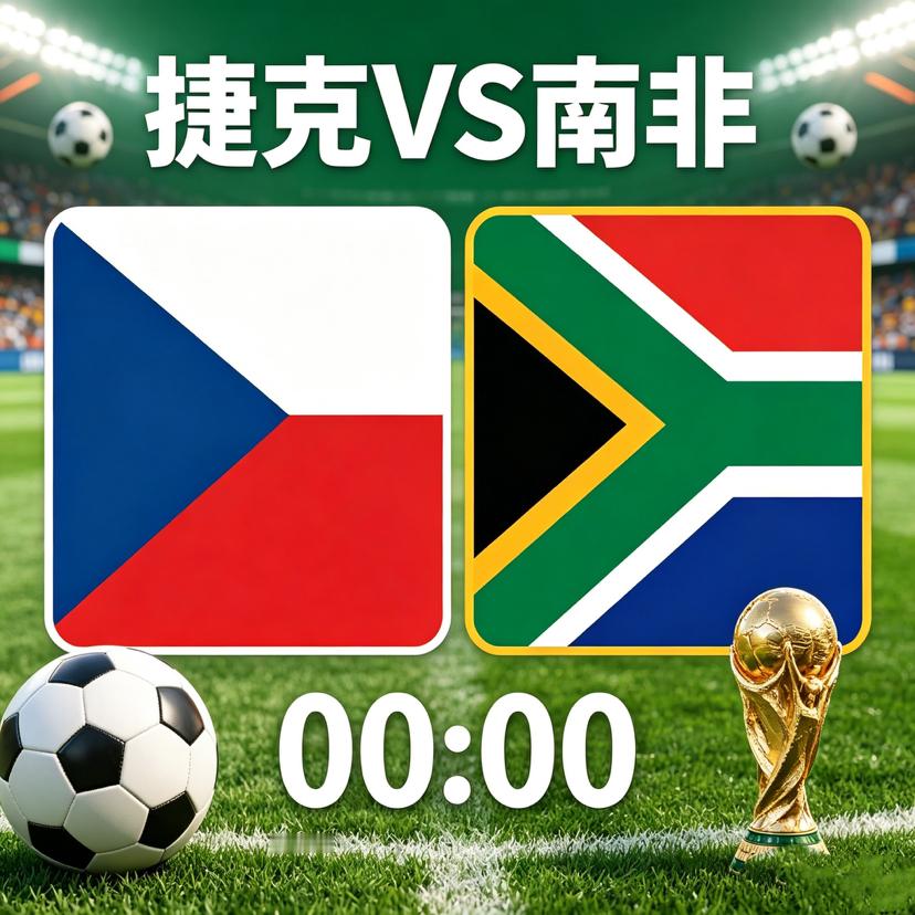 2026美加墨世界杯A组小组赛2026美加墨世界杯捷克🇨🇿vs南非🇿🇦 
