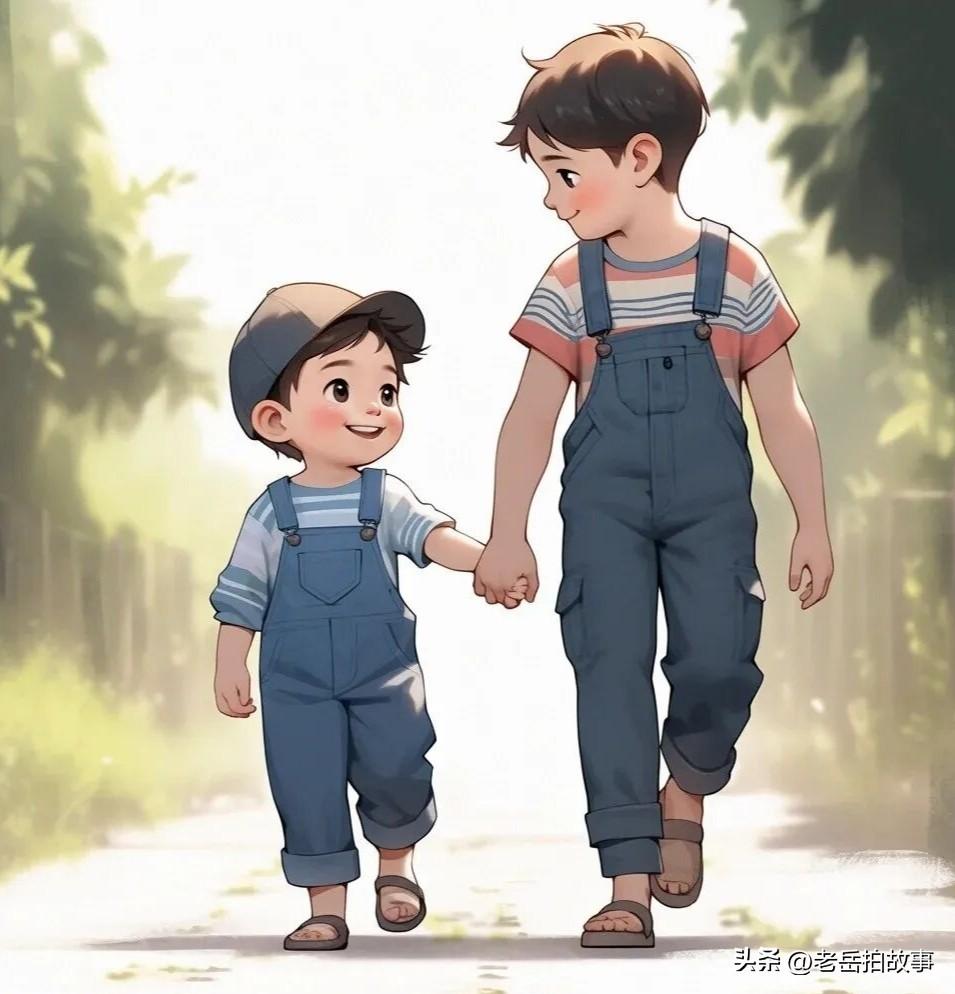 不准你动我弟弟:今天早上送小家伙去幼儿园的路上，她给我说:“姥爷，我给你讲个笑话